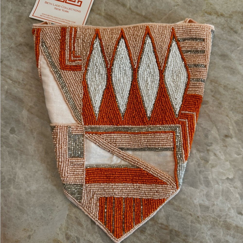 Beth Ladd beaded scarf necklace